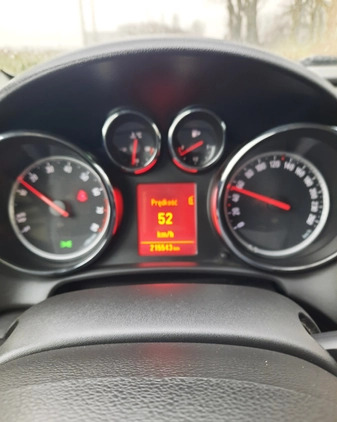Opel Astra cena 22500 przebieg: 215000, rok produkcji 2012 z Siedliszcze małe 232